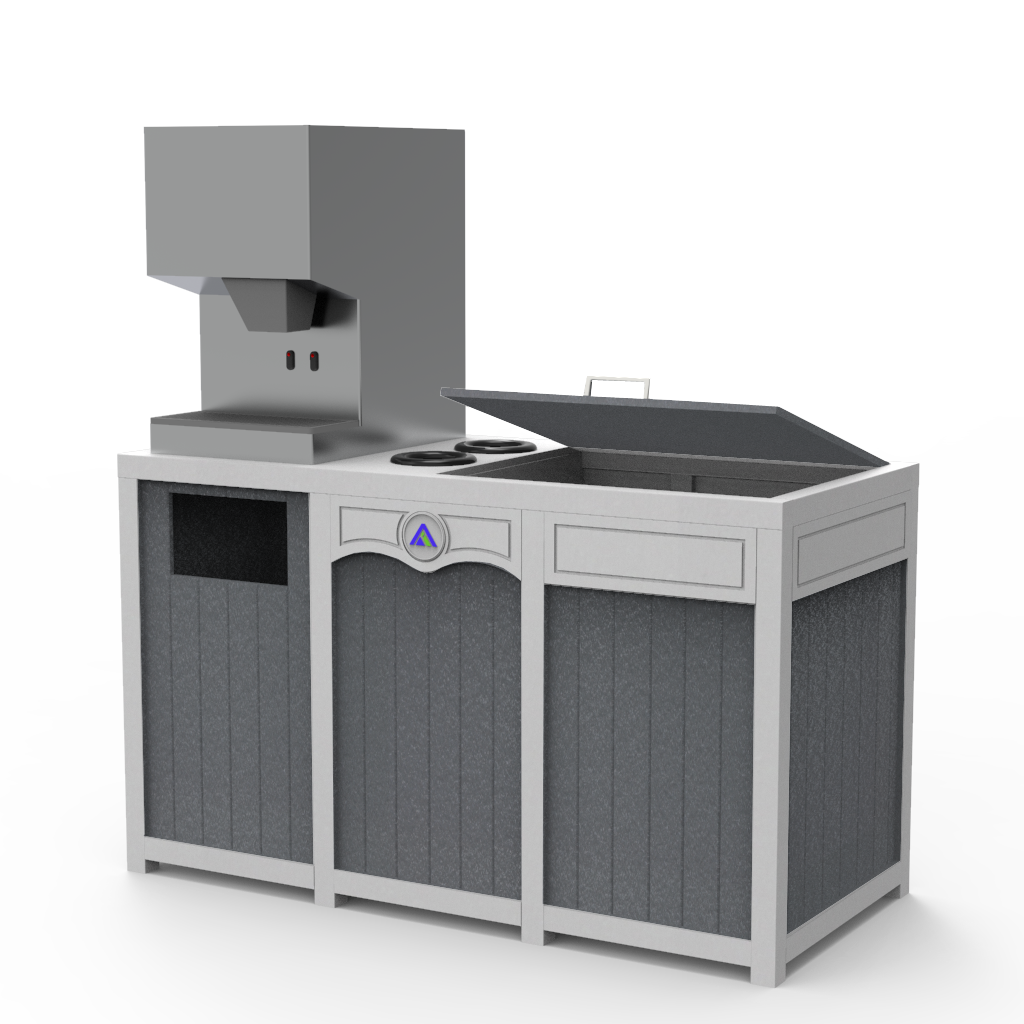 Outdoor Ice and Beverage Station for Resorts, Clubs and Golf Courses