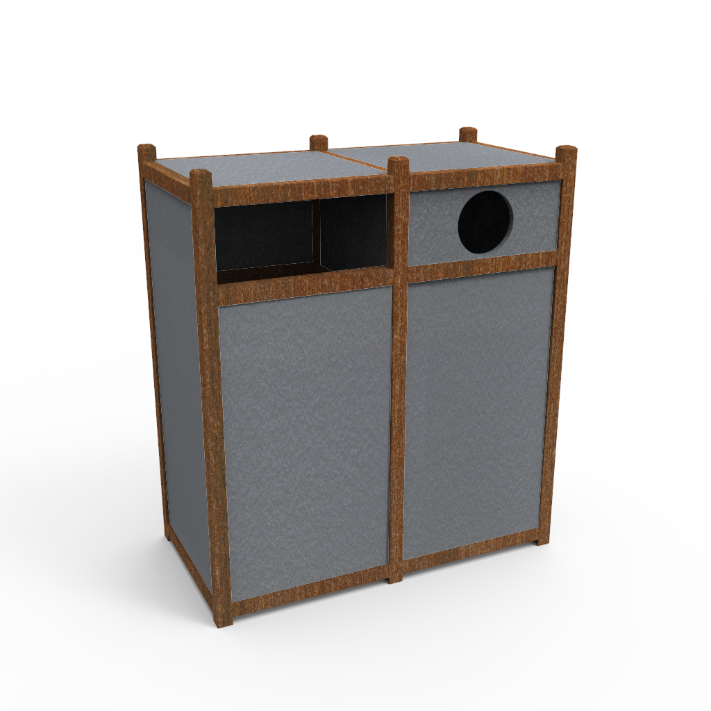 Outdoor Recycling Bins & Waste Containers Made to Order