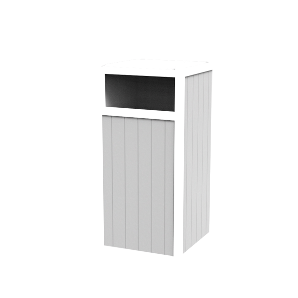 Outdoor Waste Container with Your Logo in Dendron Graphics
