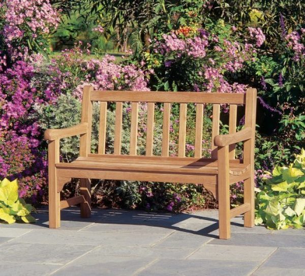 4' essex shorea wood bench