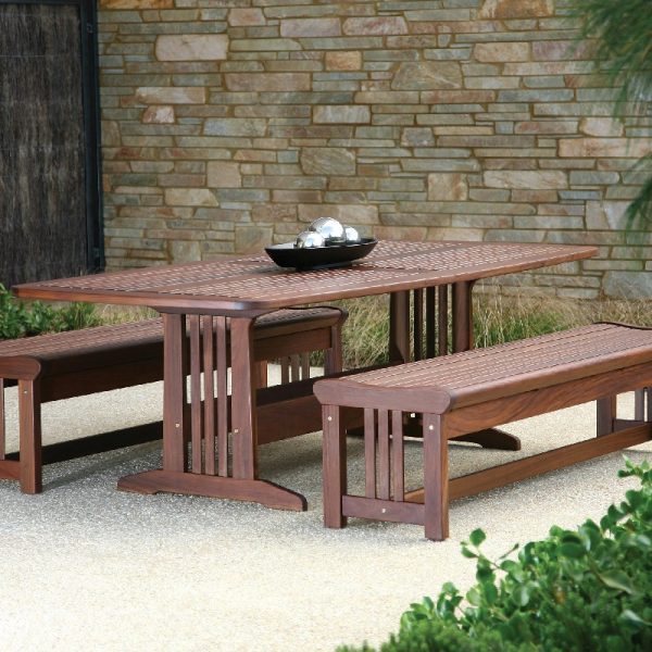lincoln backless ipe bench