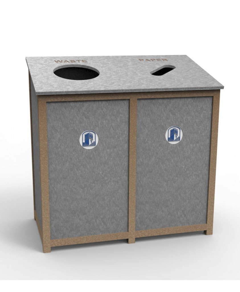 Waste Recycling Receptacle Designed & Made to Order