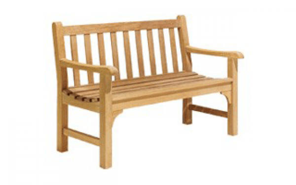 essex shorea wood bench