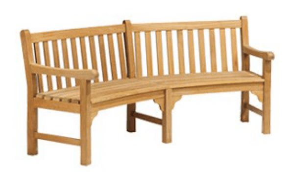 essex curved bench