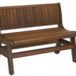 ipe wood bench
