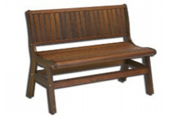 ipe wood bench