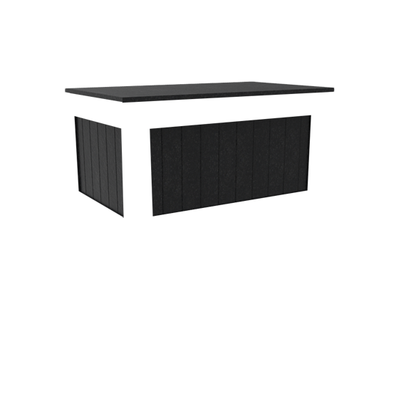 Outdoor Ice Chests Raised to Comfortable Height Backsaver