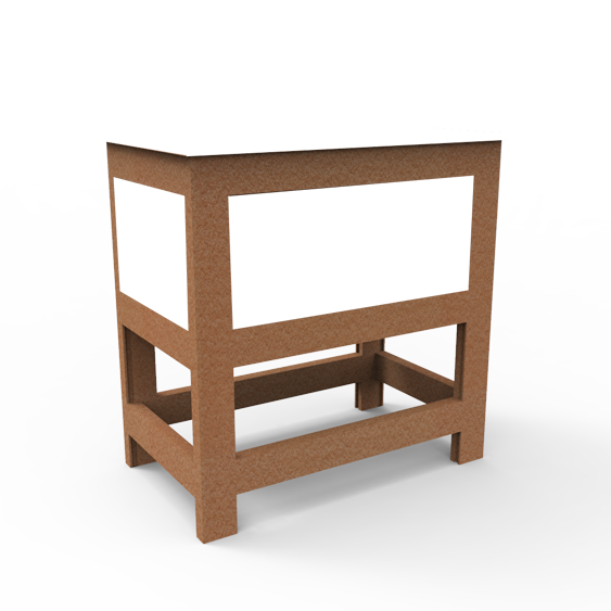 Outdoor Ice Chests Raised to Comfortable Height Backsaver