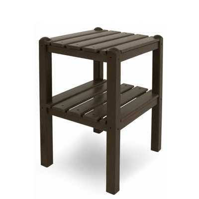 Two Shelf Side Table