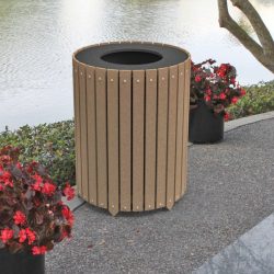 round waste enclosure