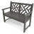 Slate Chippendale Bench