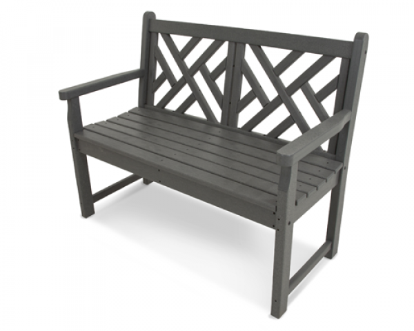 Slate Chippendale Bench