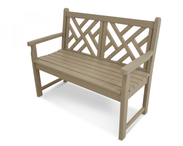 Sand Chippendale Bench