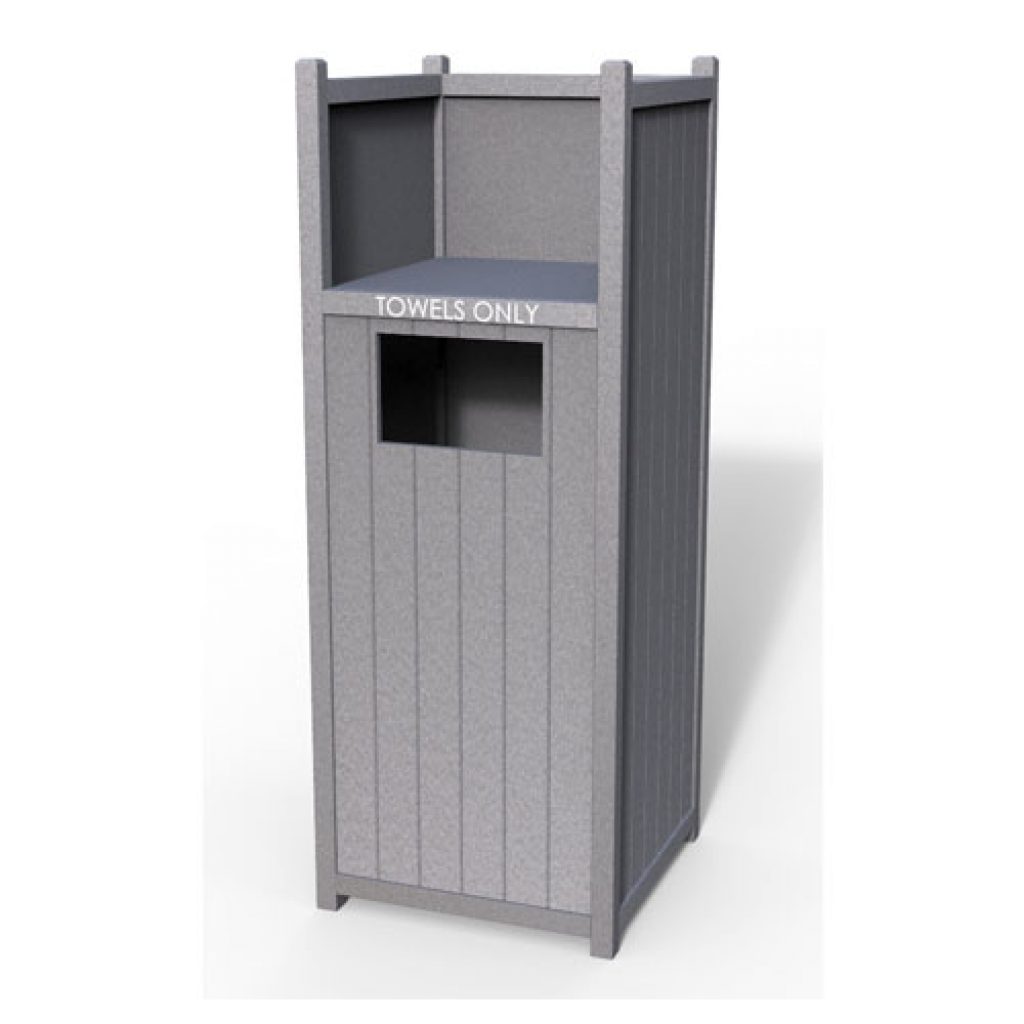 Poolside Towel Bins R3 Site Furnishings