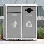 waste and recycling bins