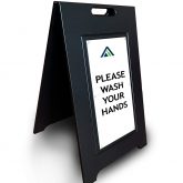 Black Please Wash Hands