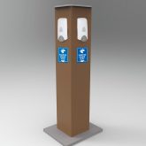 Hand Sanitizer Dispenser Stand - HSSP-Q