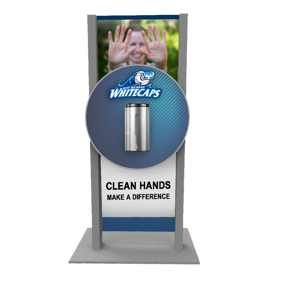 custom hand sanitizer stations