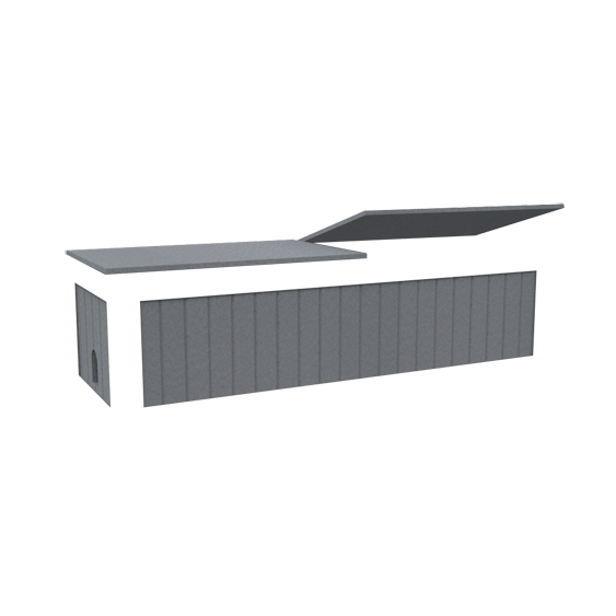 Commercial Ice Chests with Split Lid to Two Coolers